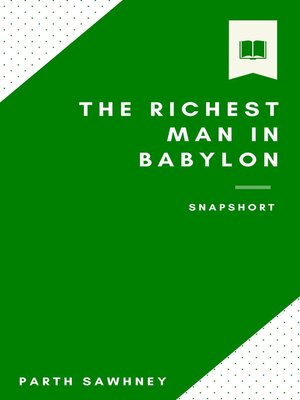 cover image of The Richest Man in Babylon